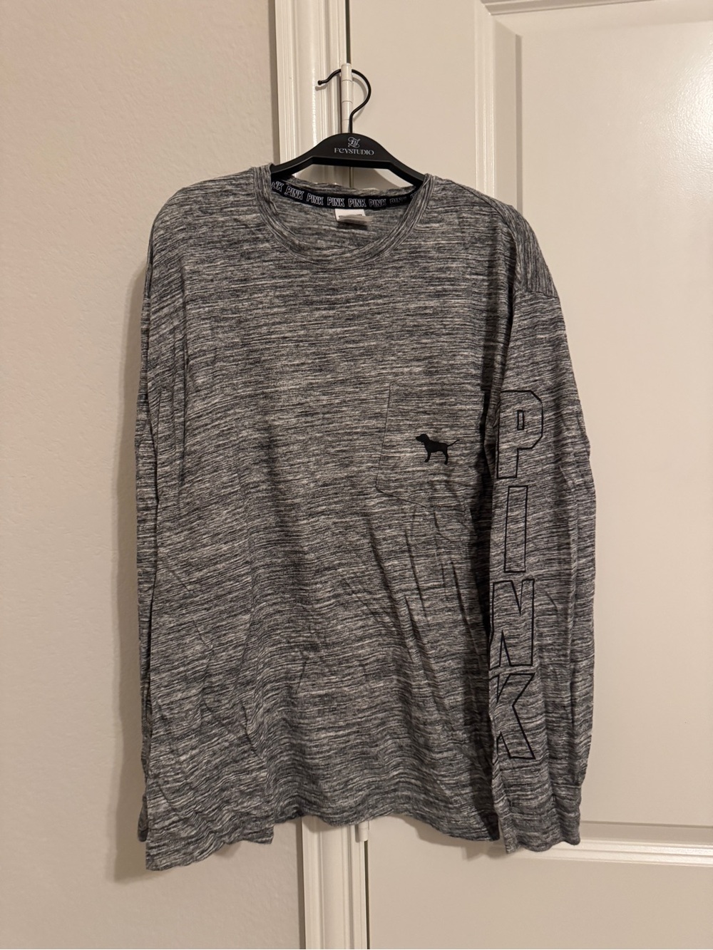 Victoria's Secret Pink Campus long sleeve tee size M